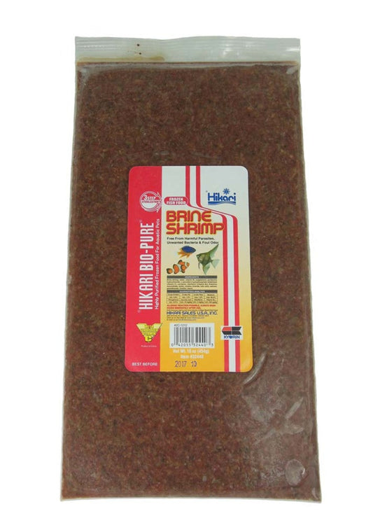 Hikari Bio-Pure Frozen Brine Shrimp Flat Pack - 16oz - The Pet Source