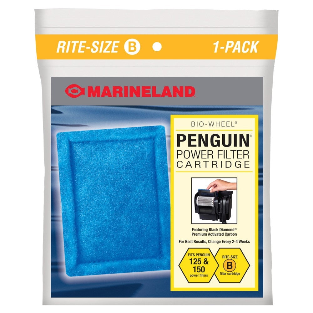 Marineland Penguin Power Filter Cartridge Rite-Size B - 1pk - The Pet Source