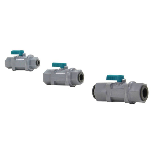 Mur-lok RO Inline Ball Valve Quick Connect - 1/4 Inch - The Pet Source