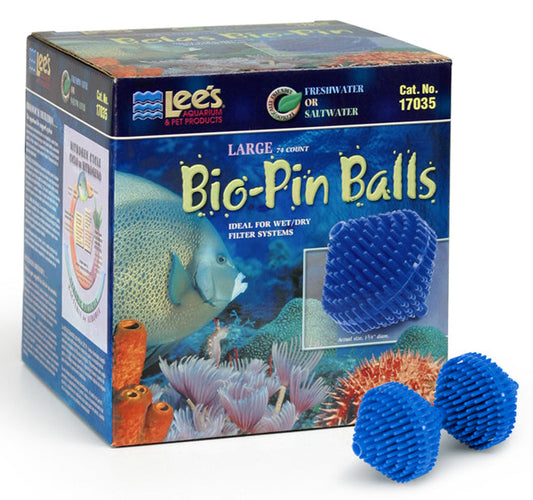 Lee's Bio-Pin Ball Filter Media Bio Balls 1 Gal - Large 74 Count - The Pet Source
