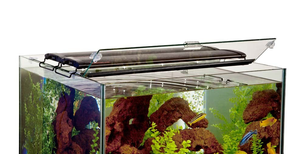 Marineland Glass Canopy with Clips 24 x 24 - The Pet Source