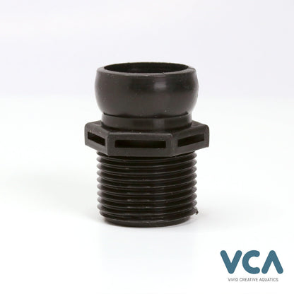 Vivid Creative Aquatics Jumbo 1in NPT Connector – Modular Hose Adapter - The Pet Source