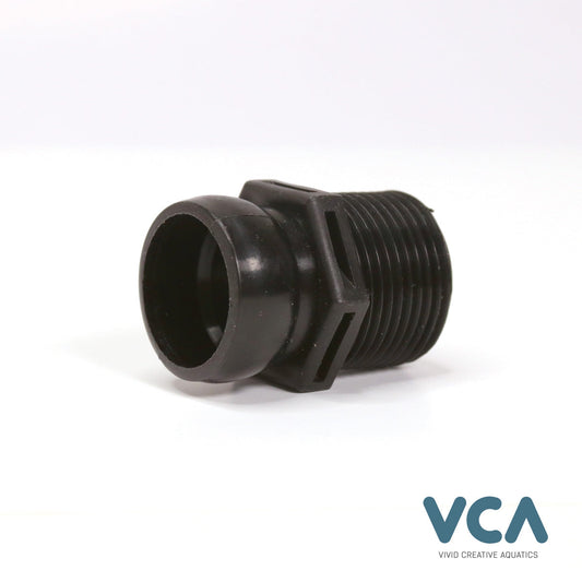 Vivid Creative Aquatics Jumbo 1in NPT Connector – Modular Hose Adapter - The Pet Source