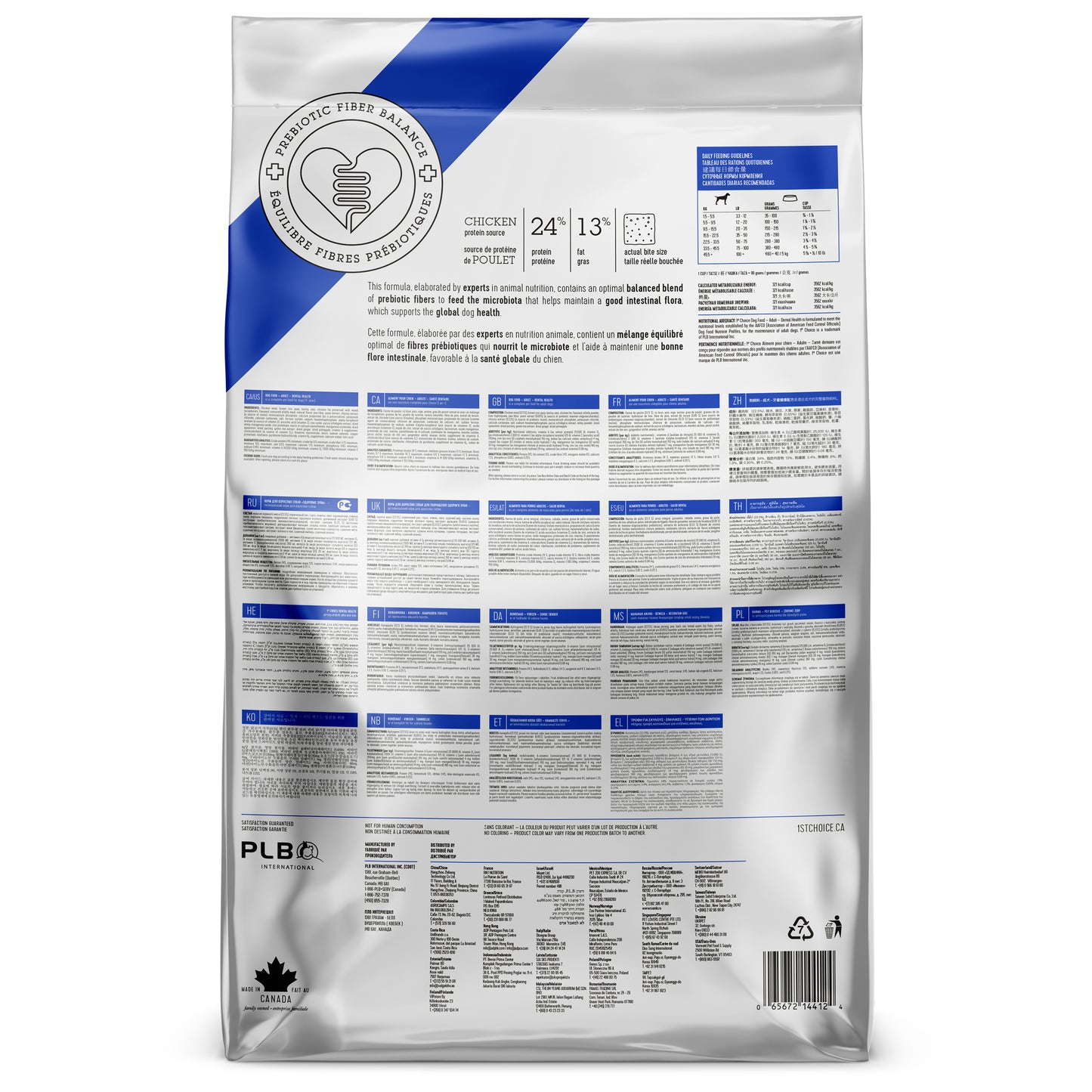 1st Choice Nutrition Dental Health Chicken Dry Adult Dog Food - 2kg - The Pet Source