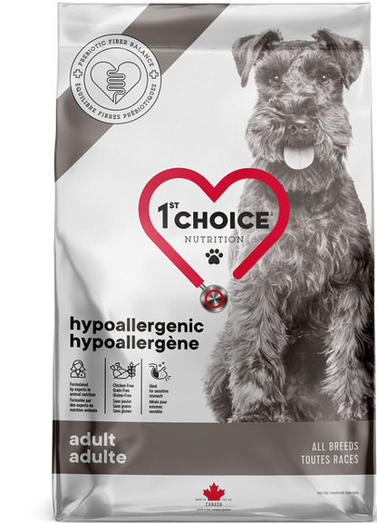 1st Choice Nutrition Hypoallergenic Duck Dry Adult Dog Food - 2kg - The Pet Source