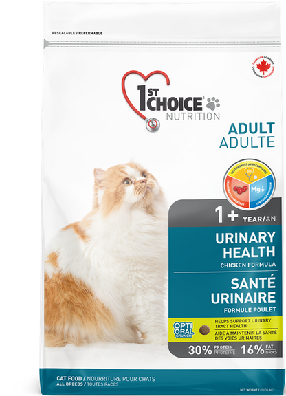1st Choice Nutrition Urinary Health Chicken Dry Adult Cat Food - 1.8kg - The Pet Source