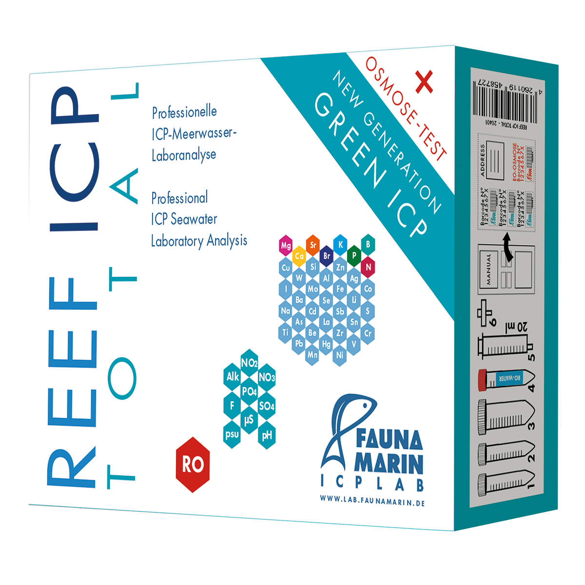 Fauna Marin Reef ICP Test Total - The Pet Source