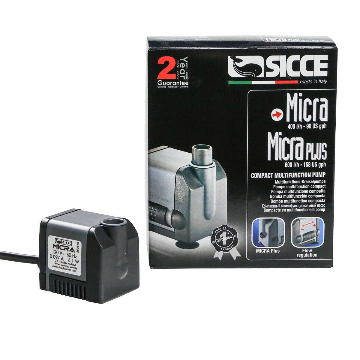 Sicce Micra Pump (90 GPH) - The Pet Source