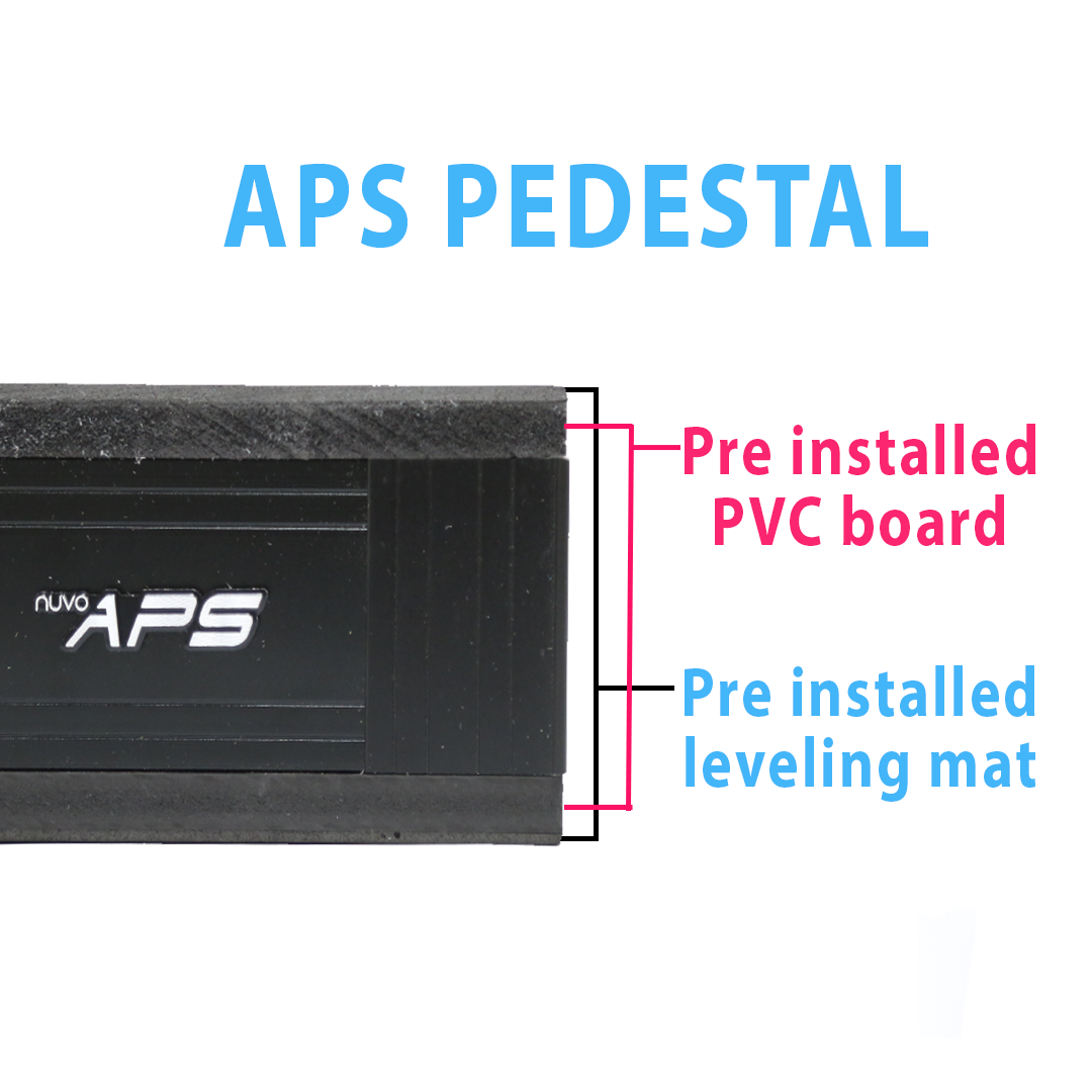 Innovative Marine NUVO Fusion Pro 2 - 25 Lagoon AIO Aquarium w/ APS Pedestal - Black - The Pet Source