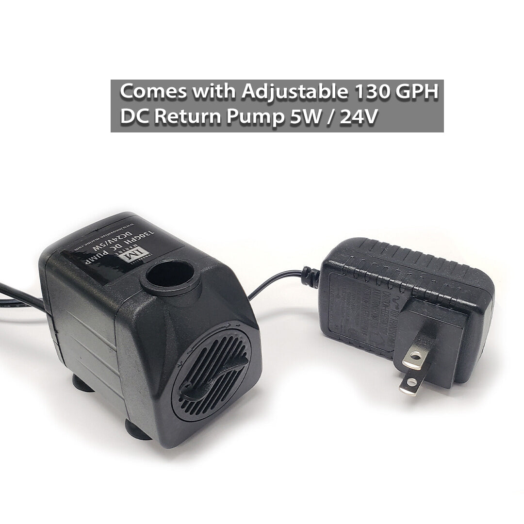 Innovative Marine NUVO Fusion - 20 Long AIO Aquarium - Desktop Starter Kit - The Pet Source