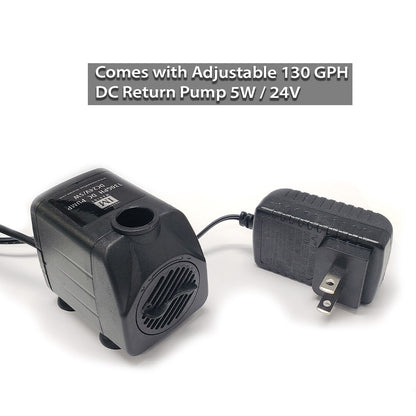 Innovative Marine NUVO Fusion - 20 Long AIO Aquarium - Desktop Starter Kit - The Pet Source