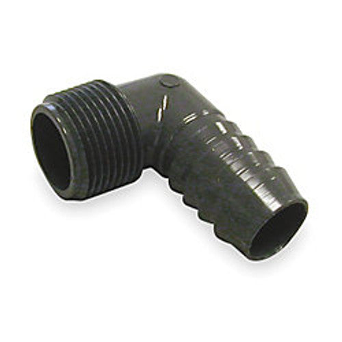 Lifegard Aquatics 1/2" 90 Elbow MPT x Insert R175103 - The Pet Source
