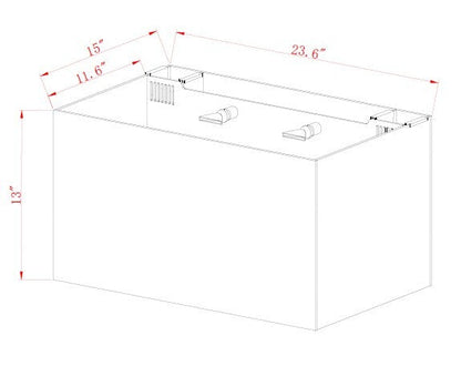 Innovative Marine NUVO Fusion - 20 Long AIO Aquarium - Desktop Starter Kit - The Pet Source