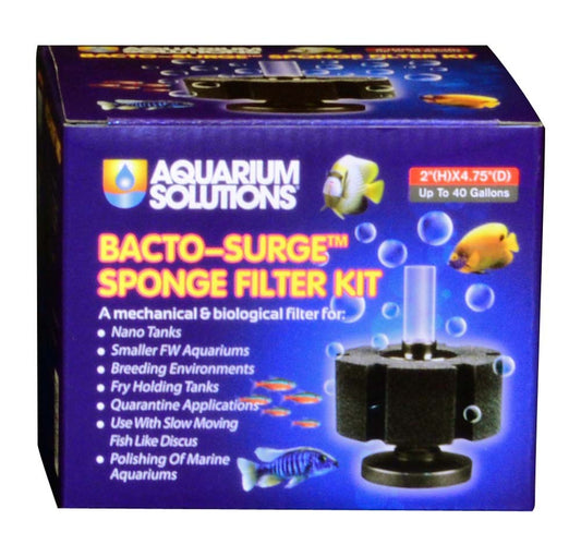 Hikari Mini Bacto-Surge Sponge Filter - 40 gal - The Pet Source