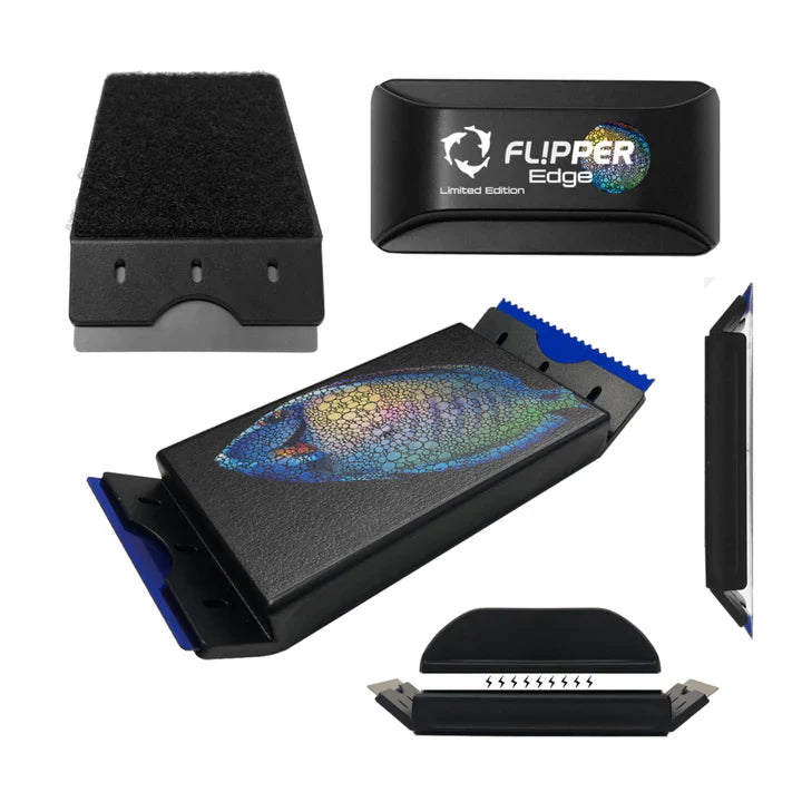 Flipper Edge Limited Edition Tang 2 in 1 Floating Magnetic Aquarium Algae Cleaner (Standard) - The Pet Source