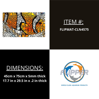 Flipper Aquarium Mat with Tang Artwork - The Pet Source