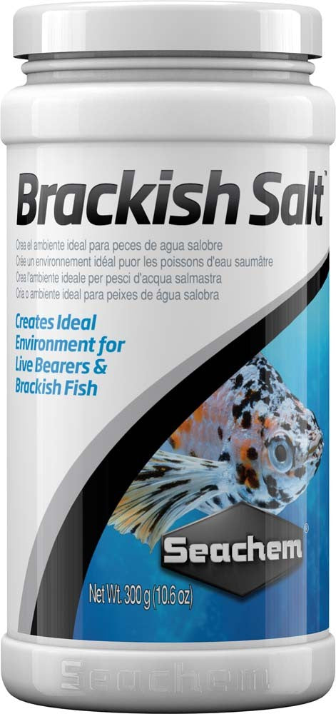 Seachem Brackish Salt 300gm-10.6oz - The Pet Source