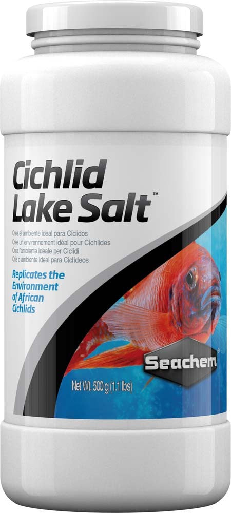 Seachem Cichlid Lake Salt 500gm-1.1lb - The Pet Source