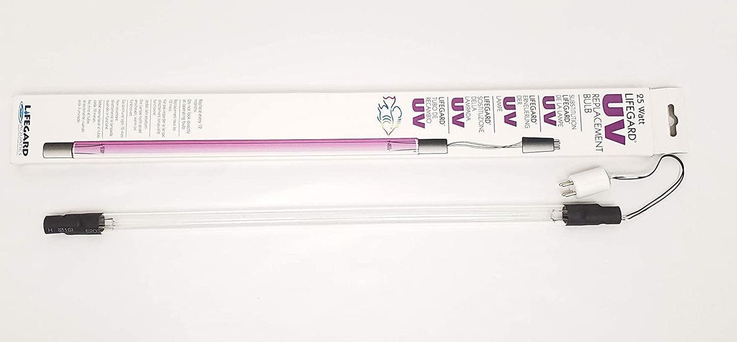 Lifegard Aquatics UV Sterilizer Replacement Bulb - 25 Watt - The Pet Source