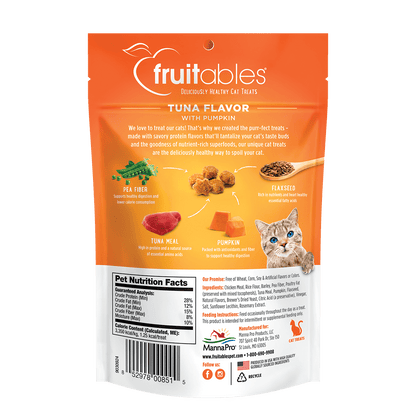 Fruitables Tuna & Pumpkin Cat Treat - 2.5 oz - The Pet Source