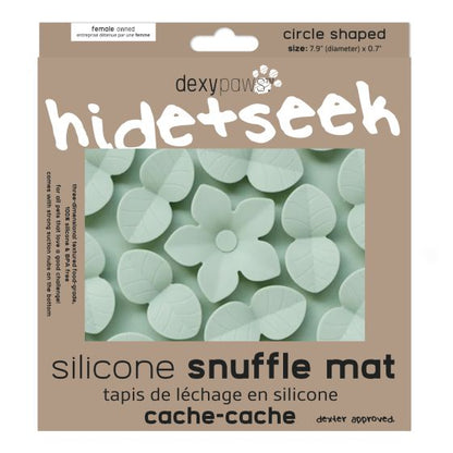 Dexypaws Sage Green Circle Enrichment Snuffle Mat - The Pet Source