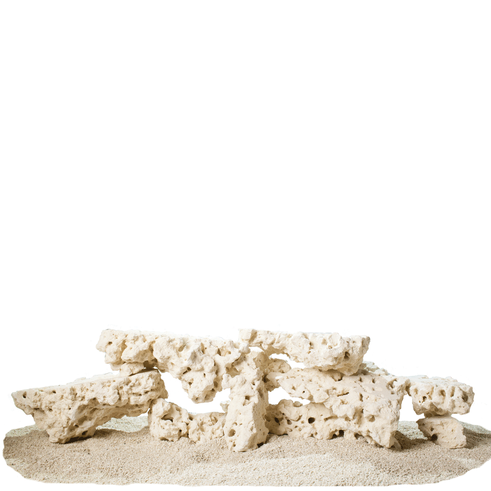 CaribSea South Seas Base Shelf Rock 40lb - The Pet Source