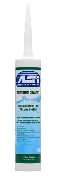 ASI Aquarium Silicone Sealant 10.2 fl oz Clear - The Pet Source