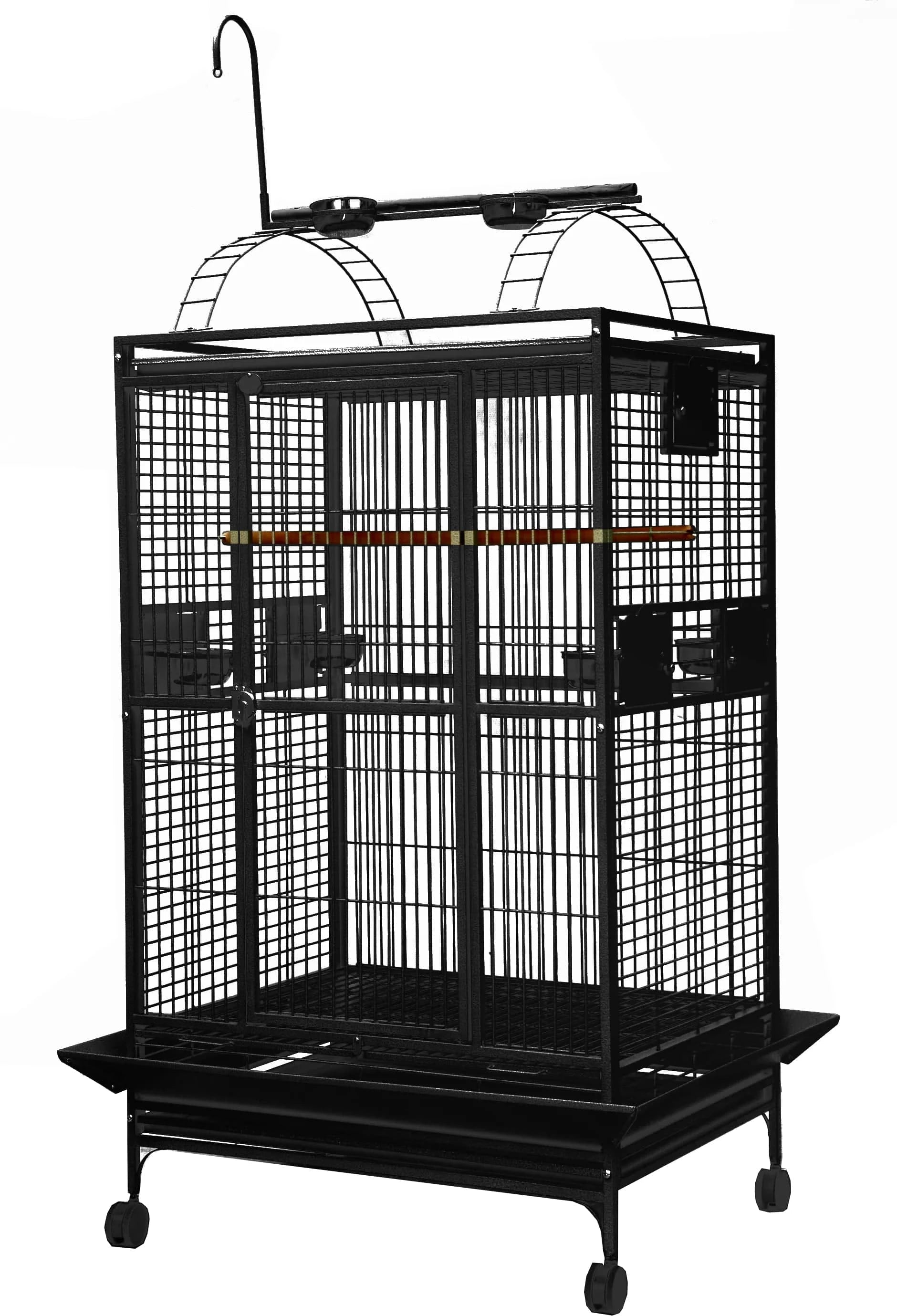 A & E Cages Play Top Cage Black - 36 x 28 x 66 Inch - The Pet Source