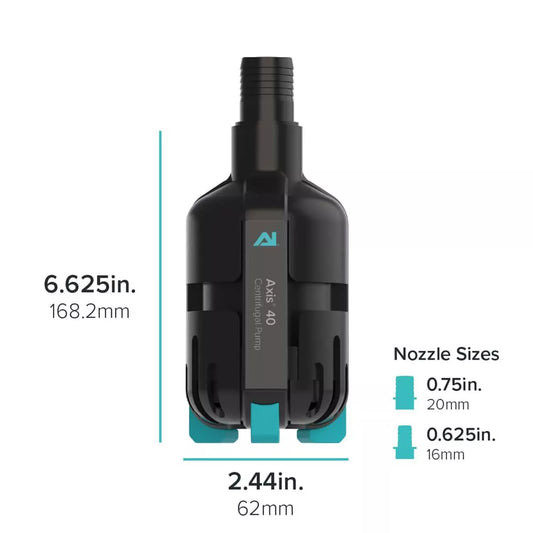 Aqua Illumination Axis 40 Centrifugal Pump (400 GPH) - The Pet Source