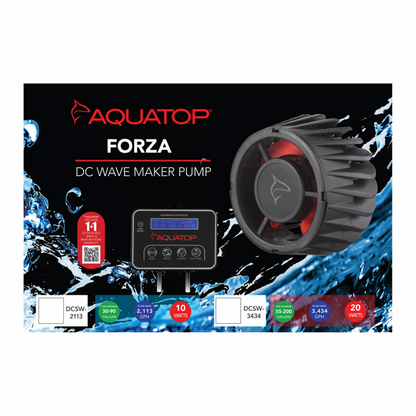 Aquatop Forza MaxFlow Slim DC Wavemaker with Controller - 3434 GPH - The Pet Source