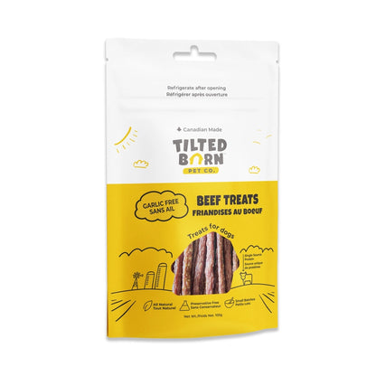 Tilted Barn Garlic Free Beef Treats For Dogs - 100g - The Pet Source