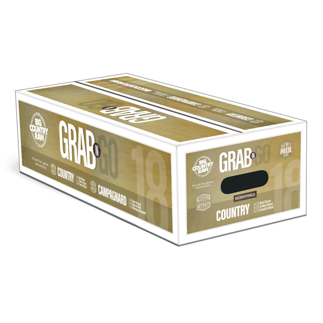 Big Country Raw Grab N Go Country Raw Frozen Dog Food - 18lb - The Pet Source