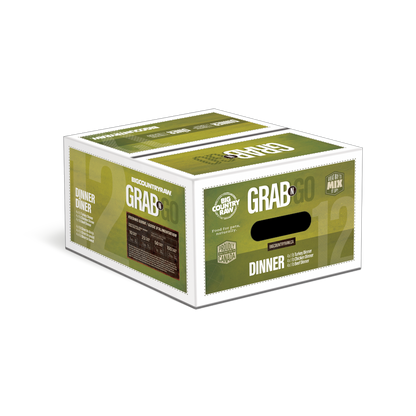 Big Country Raw Grab N Go Dinner Raw Frozen Dog Food - 12lb - The Pet Source