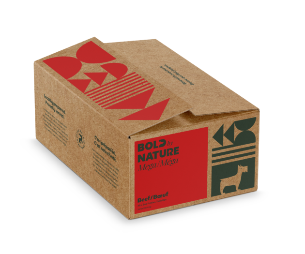 Bold By Nature Mega Beef for Dogs - Patties - 24lb - The Pet Source