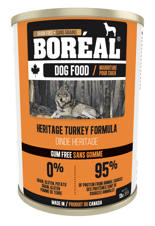 Boreal Heritage Turkey Wet Dog Food Can - 369g - The Pet Source