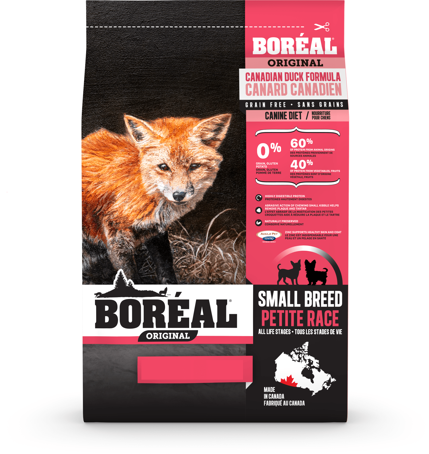 Boreal Original Small Breed Duck Dry Dog Food - 5.44kg - The Pet Source