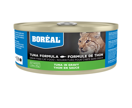 Boreal Red Tuna With Gravy Wet Cat Food Can - 80g - The Pet Source