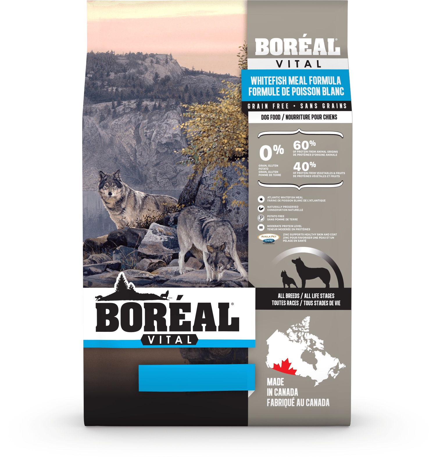 Boreal Vital Whitefish Dry Dog Food - 11.33kg - The Pet Source