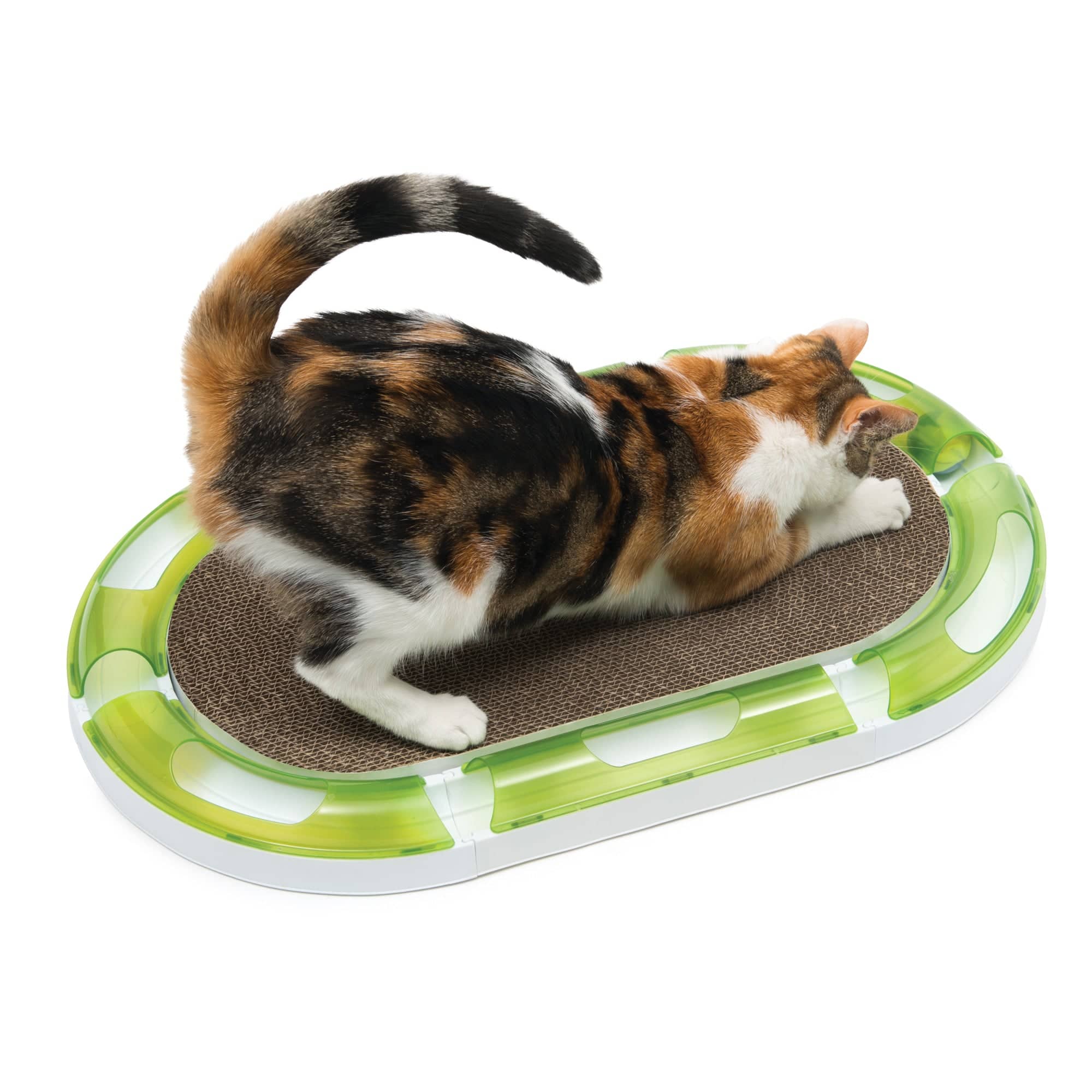 Catit Senses 2.0 Oval Circuit Scratcher - The Pet Source