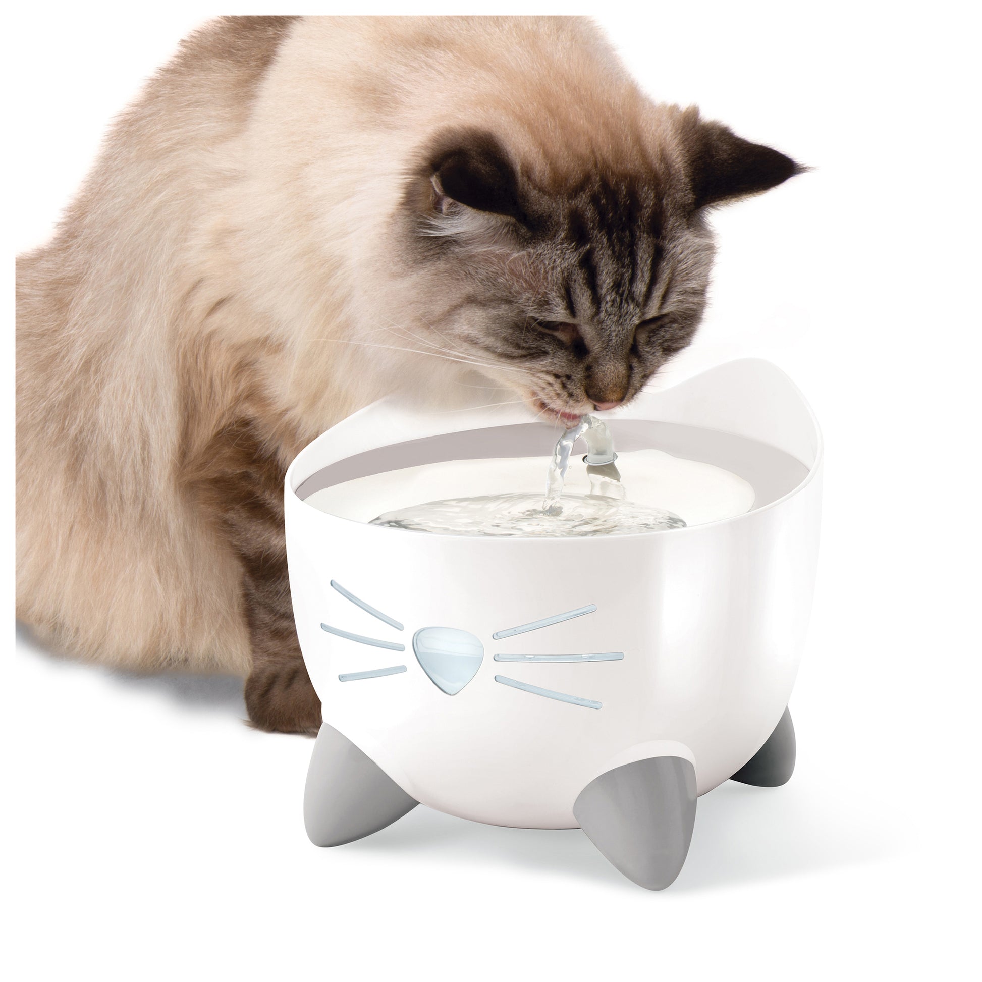 Catit PIXI Fountain - White - 2.5 L - The Pet Source