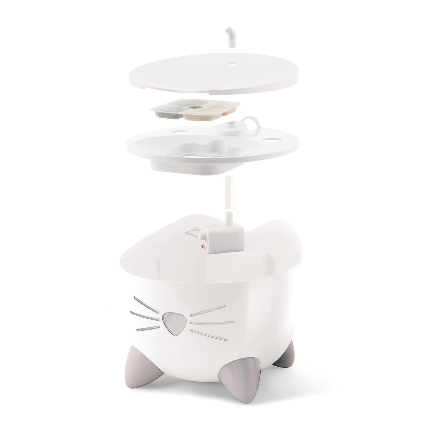 Catit PIXI Fountain - White - 2.5 L - The Pet Source