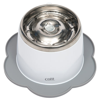 Catit Flower Placemat Medium - Grey - The Pet Source