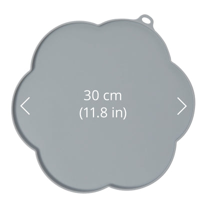 Catit Flower Placemat Medium - Grey - The Pet Source
