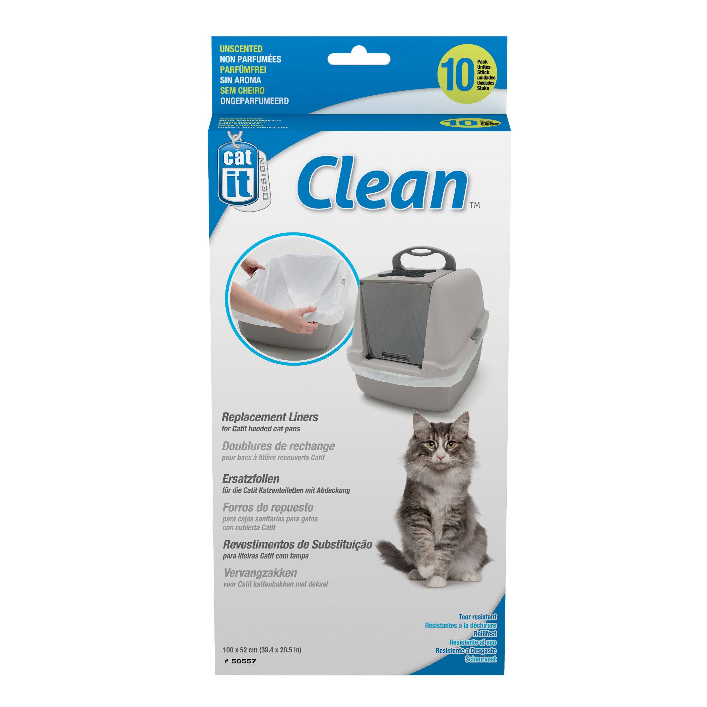 Catit Clean Liners for Regular Cat Pan 10p - Unscented - The Pet Source