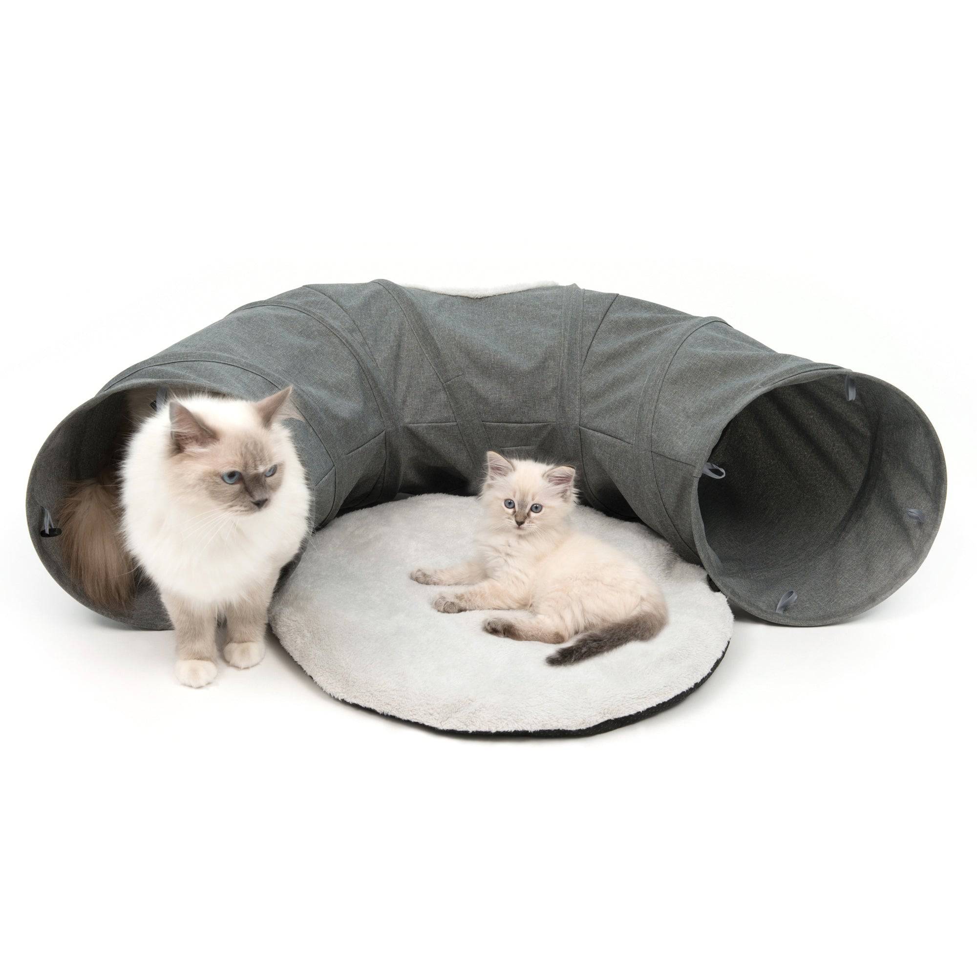 Catit Vesper Tunnel - Grey - 68 x 97 x 28 cm (26.77 x 38.18 x 11 in) - The Pet Source