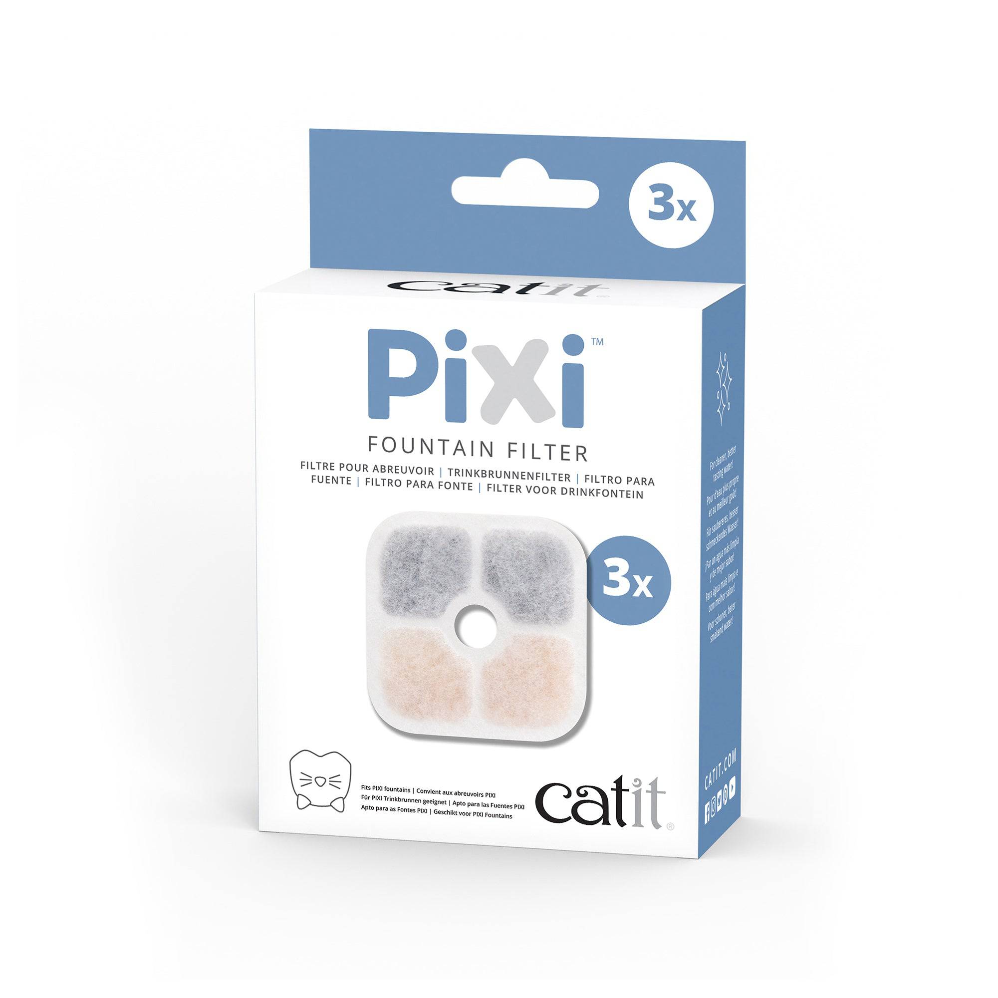 Catit PIXI Fountain Cartridge - 3 pack - The Pet Source