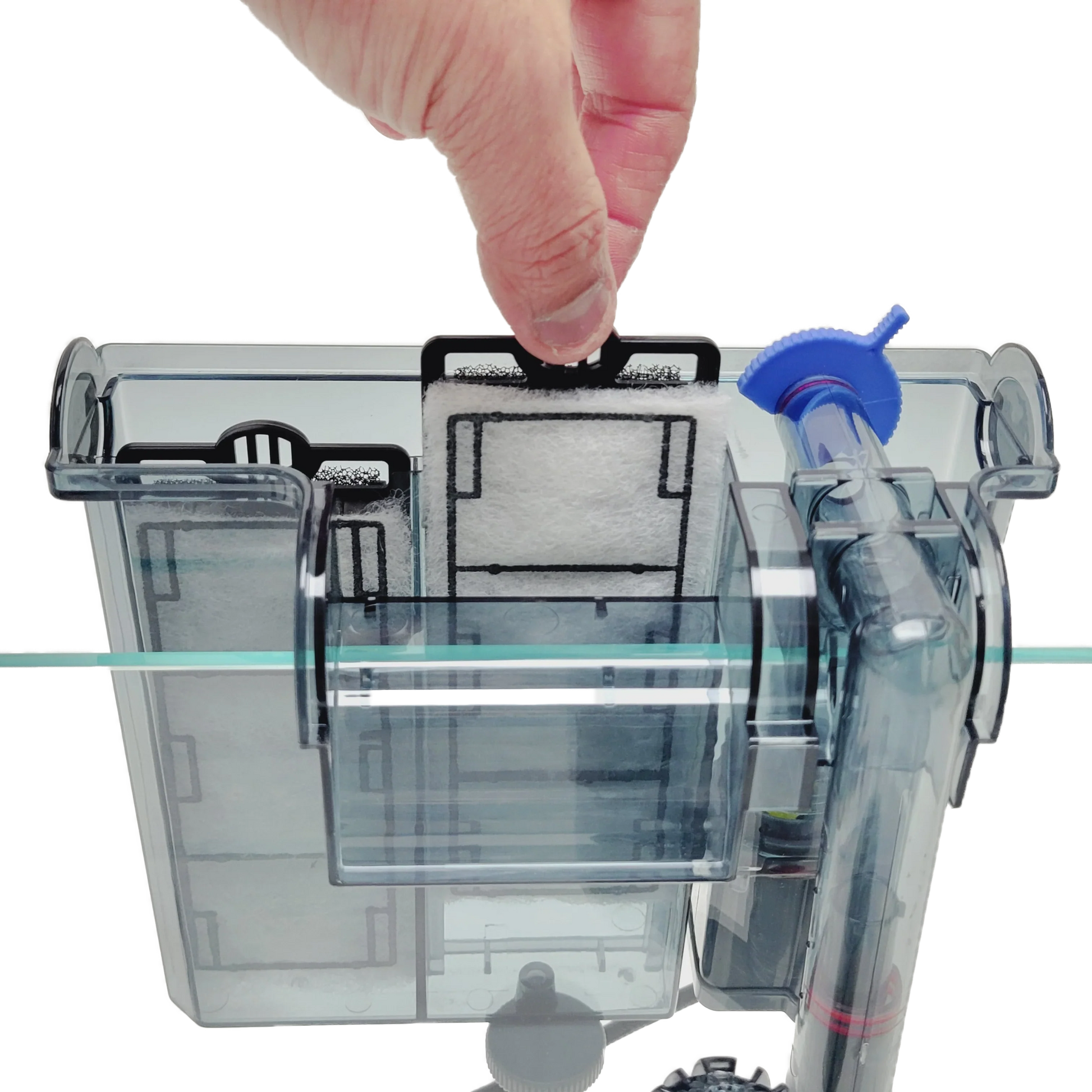 Lifegard Aquatics HOF-20 Slim Design Hang on Filter for aquariums up to 20 gallons - The Pet Source