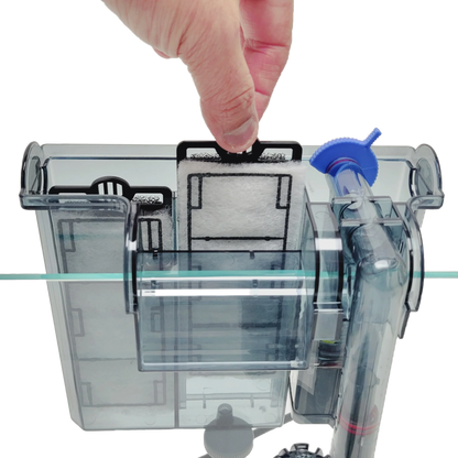 Lifegard Aquatics HOF-10 Slim Design Hang on Filter for aquariums up to 10 gallons - The Pet Source