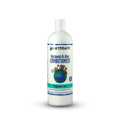 earthbath Oatmeal & Aloe Conditioner - Fragrance Free - 16oz - The Pet Source