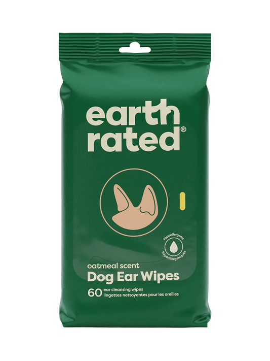 earth rated Ear Wipes - 60 ct - The Pet Source